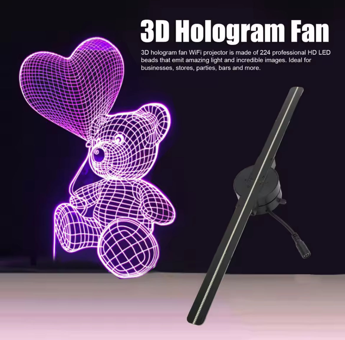 3D Hologram fan